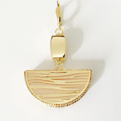 Earring in yellow gold Egypt collection